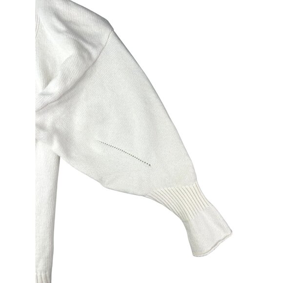 Maeve By Anthropologie Medium Ivory Knit Cardigan Sweater W/ Button Front - Picture 8 of 16